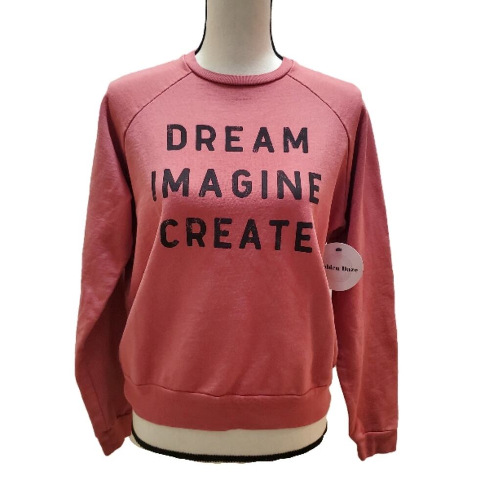 NWT! Golden Daze Red Crewneck Sweatshirt Size S